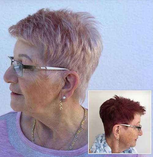 Short Haircuts for Women Over 50-11